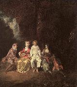 Jean-Antoine Watteau Pierrot Content China oil painting reproduction
